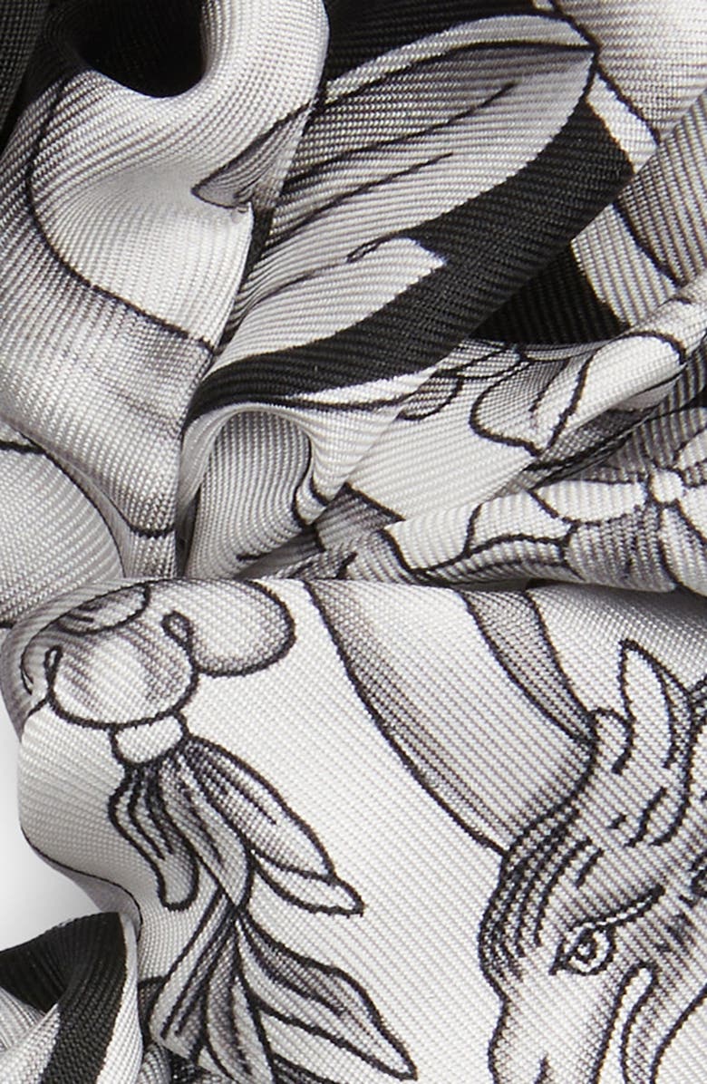 Versace Silk Scrunchie, Alternate, color, 