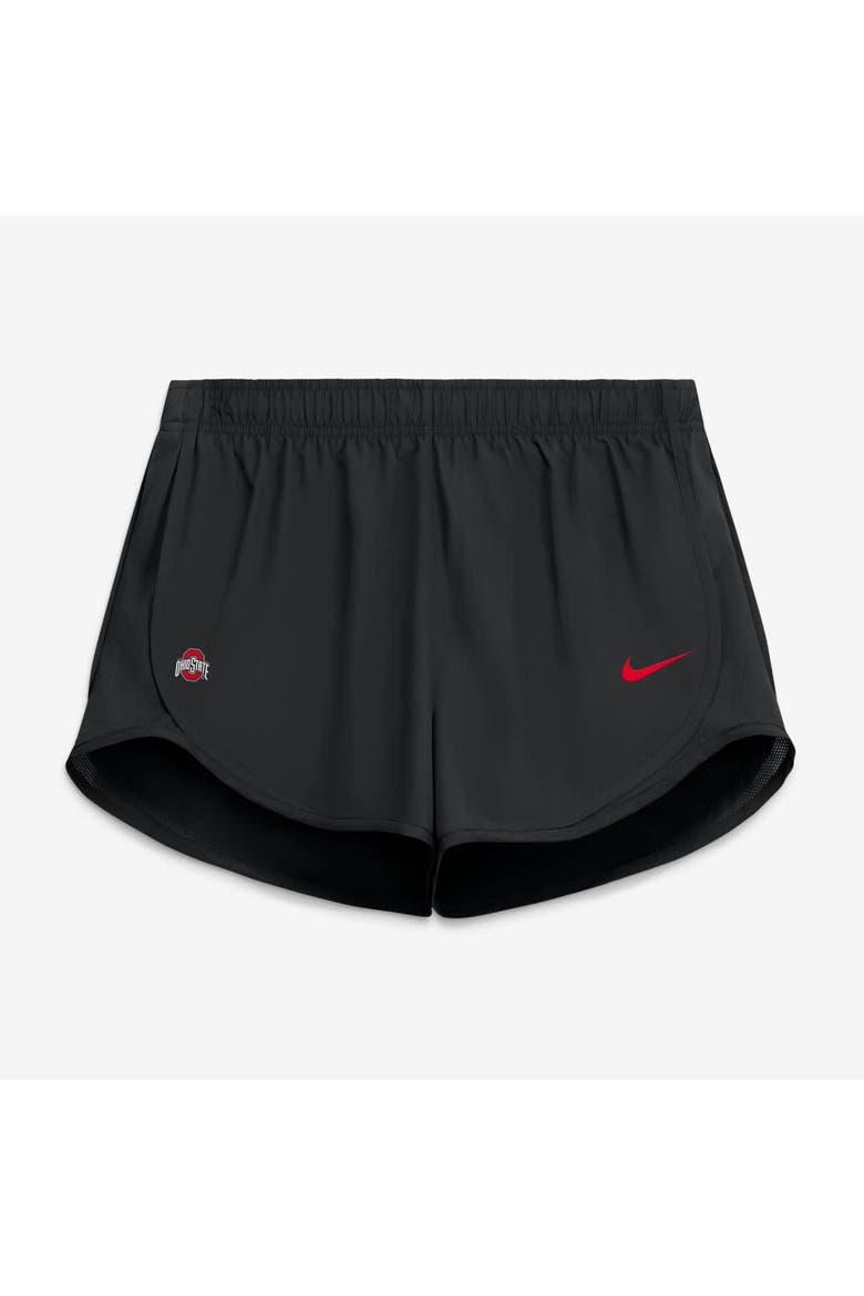 Women's Nike Black Ohio State Buckeyes Tempo Mid-Rise Dri-FIT Shorts, Main, color, Black