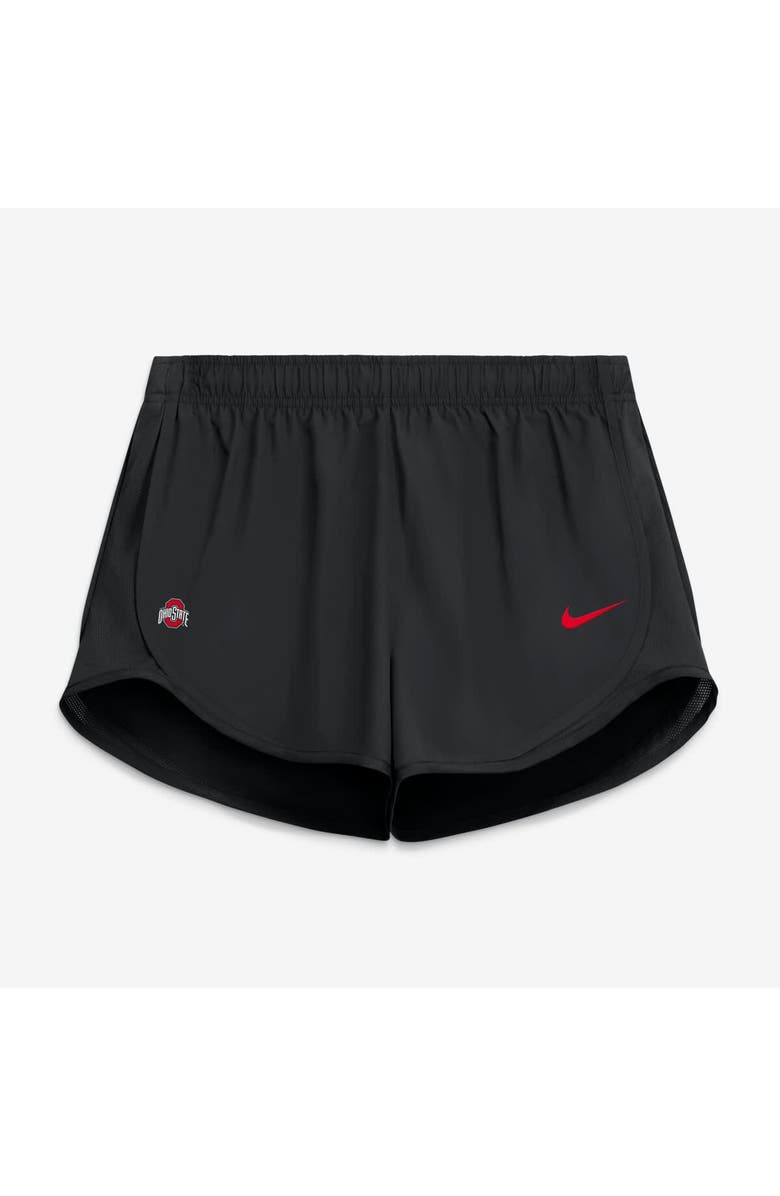 Nike Women's Nike Black Ohio State Buckeyes Tempo Mid-Rise Dri-FIT Shorts, Main, color, Black