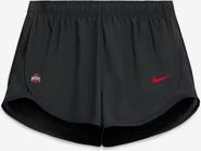 Nike Women's Nike Black Ohio State Buckeyes Tempo Mid-Rise Dri-FIT Shorts