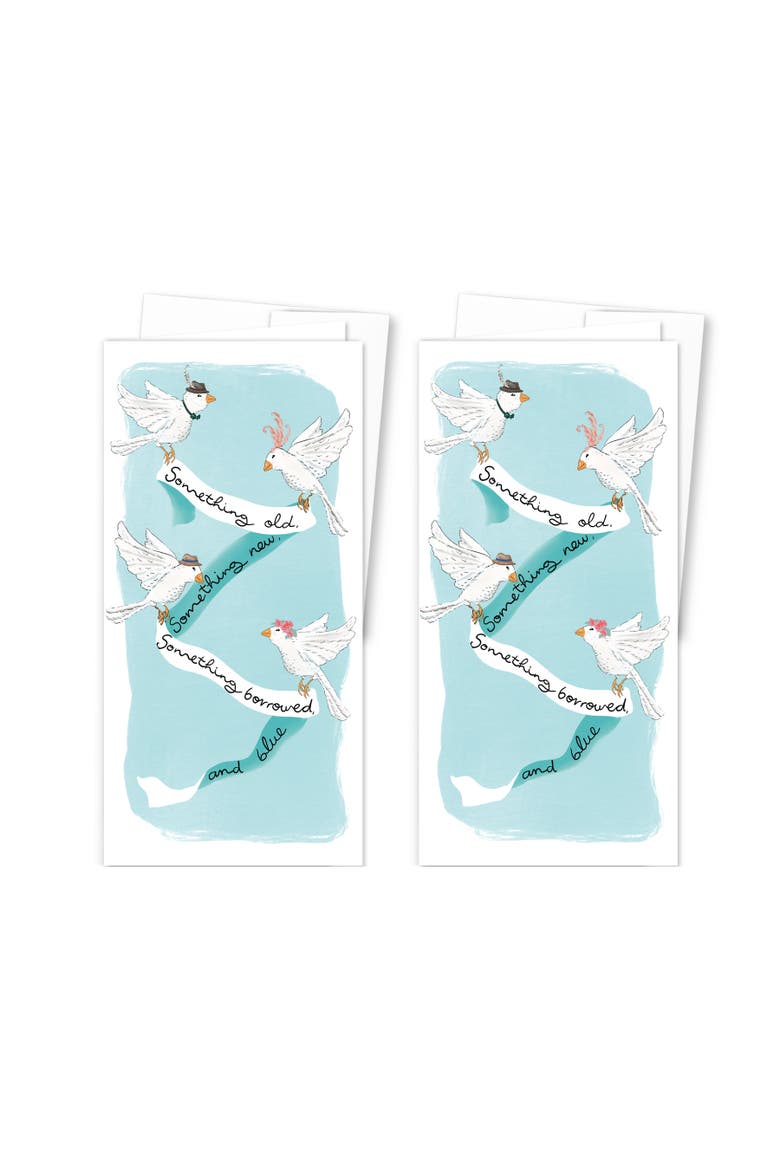 2ct Something Old, New, Borrowed and Blue Long Greeting Card Pack, Main, color, Multi-Pack
