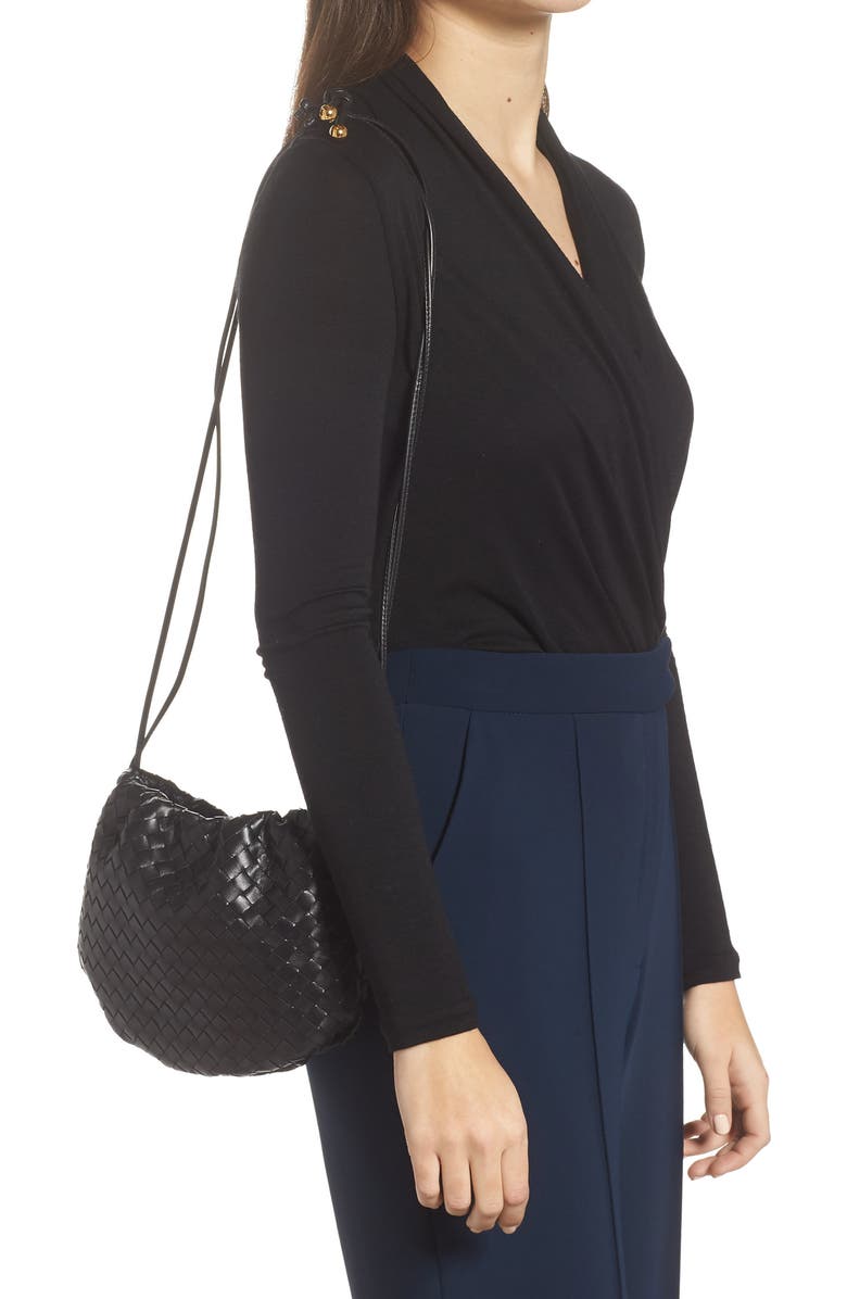 Bottega Veneta Bulb Intrecciato Leather Bucket Bag, Alternate, color,