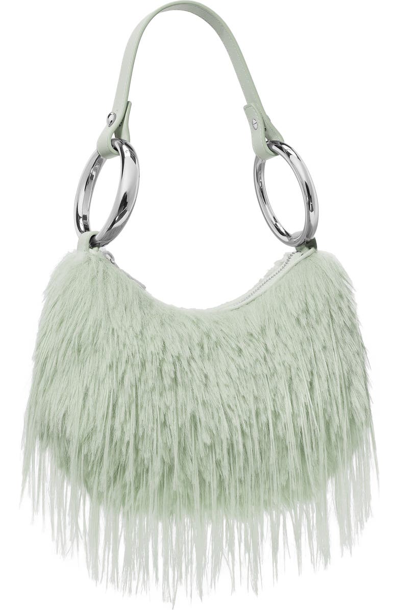 Kate Spade New York the bangle faux fur shoulder bag, Alternate, color,
