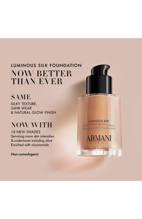 Armani Collezioni Armani Beauty Luminous Silk Natural Glow Blurring Foundation With 24-hour Wear In Neutral