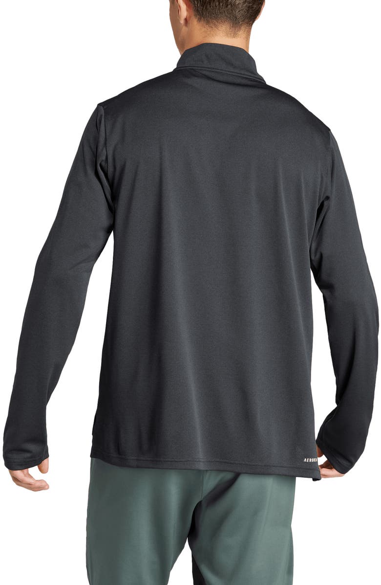 adidas Adicolor Classics Quarter-Zip Pullover, Alternate, color, Black