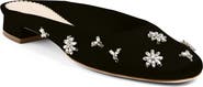 Cinq à Sept Callie Crystal Embellished Satin Mule
