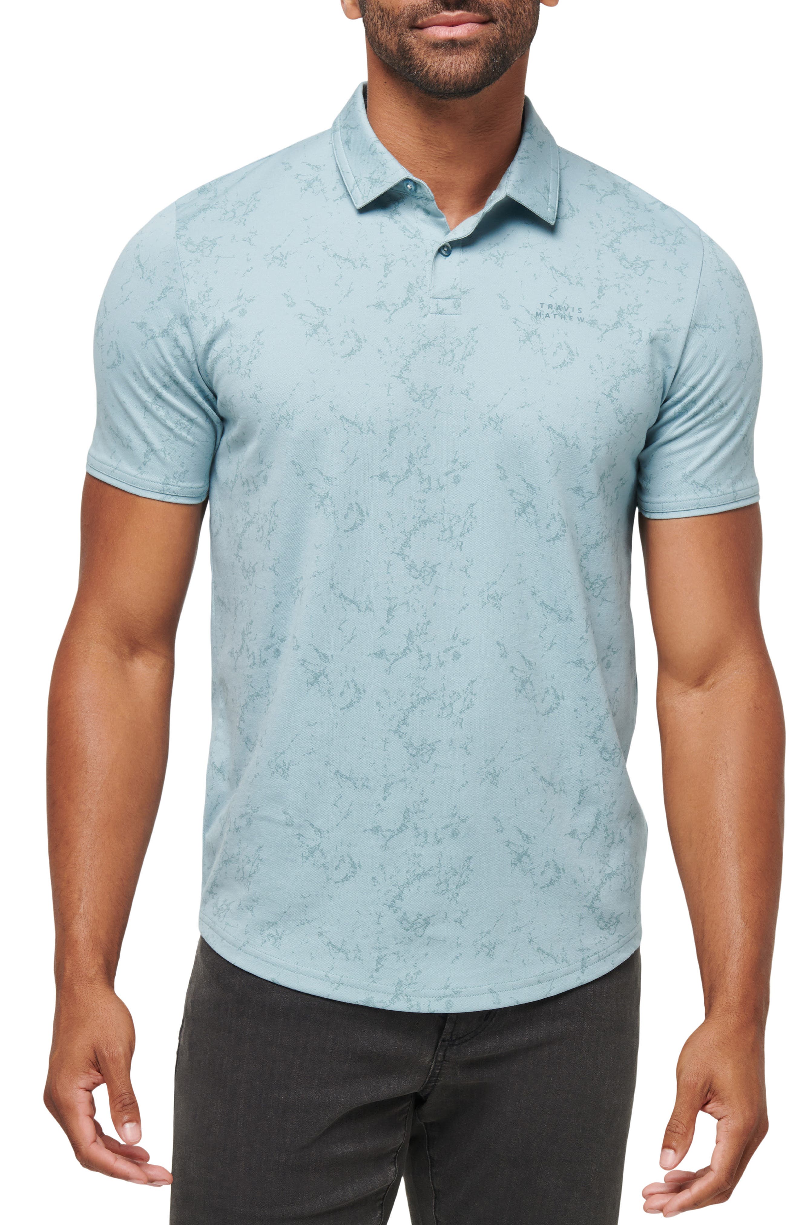 TravisMathew Warmer Tides Scoop Polo