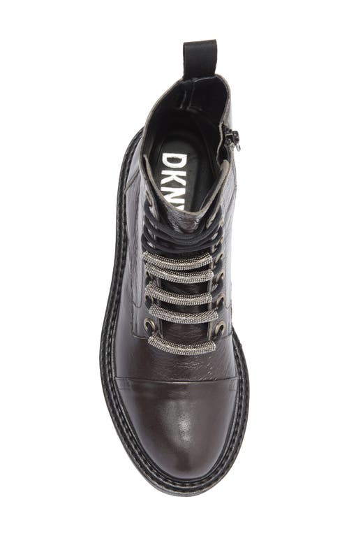 Dkny Zante Combat Boot In Gray