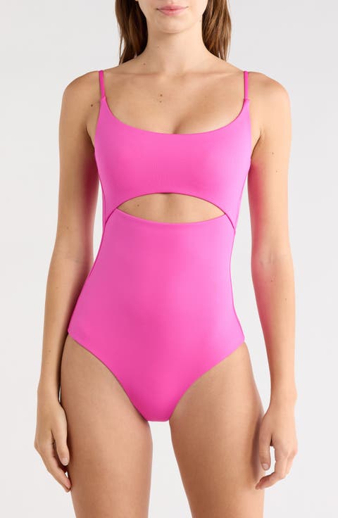 Peak Cutout One-Piece Swimsuit