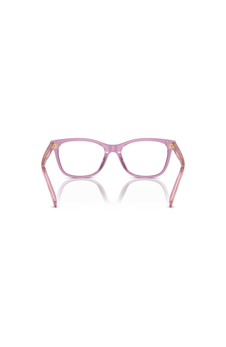 COACH 53mm Square optical glasses, Alternate, color, Violet