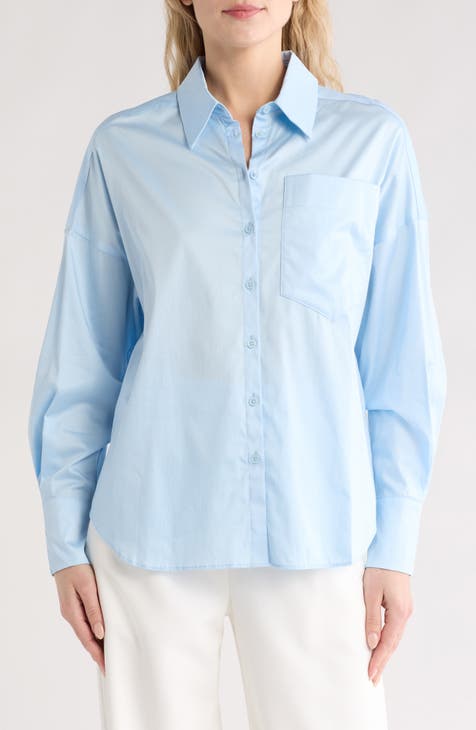 Dyloh Oversized Button-Up Shirt