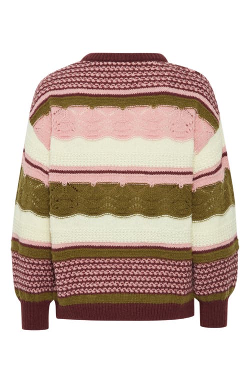 Ichi Astra Sweater In Multi