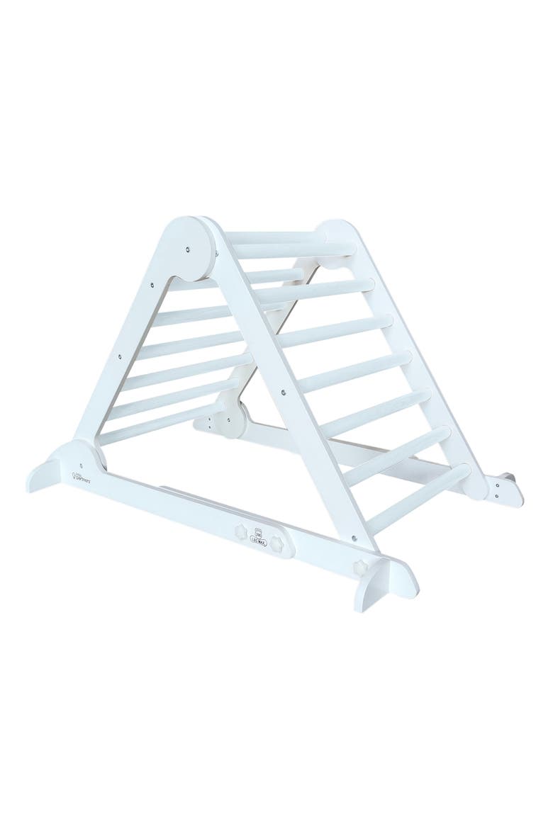 Kids' Learn 'N' Climb Wooden Triangle, Alternate, color, SOFT WHITE