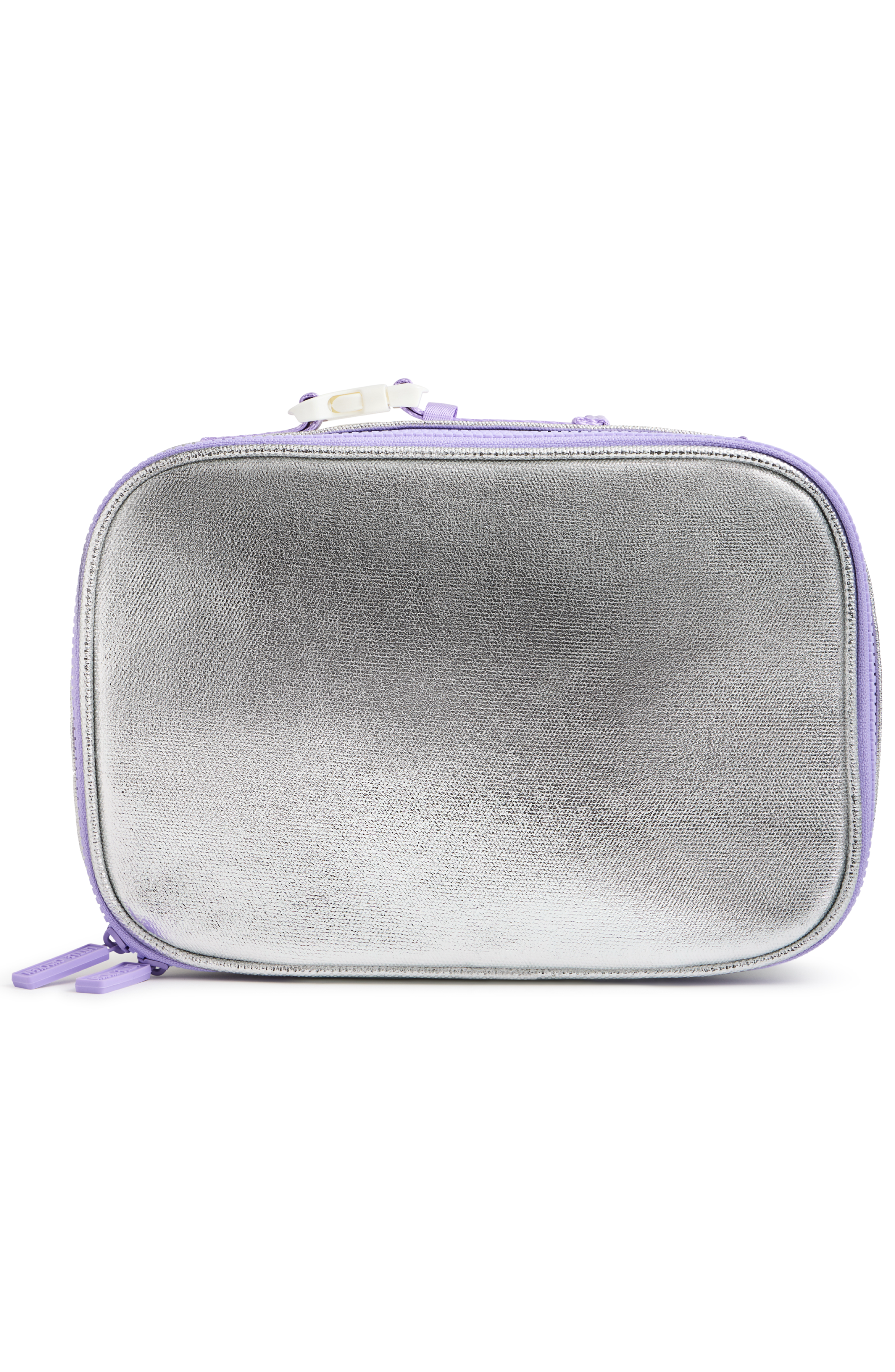 Kids' Metallic Canvas Lunchbox, Main, color, Metallic Multi