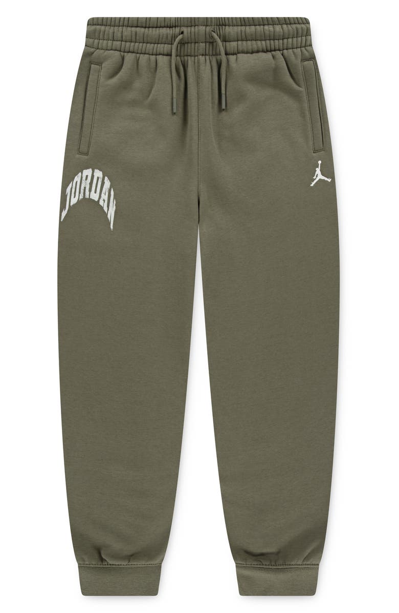 Jordan Kids' MVP Sweatpants, Main, color, Medium Olive