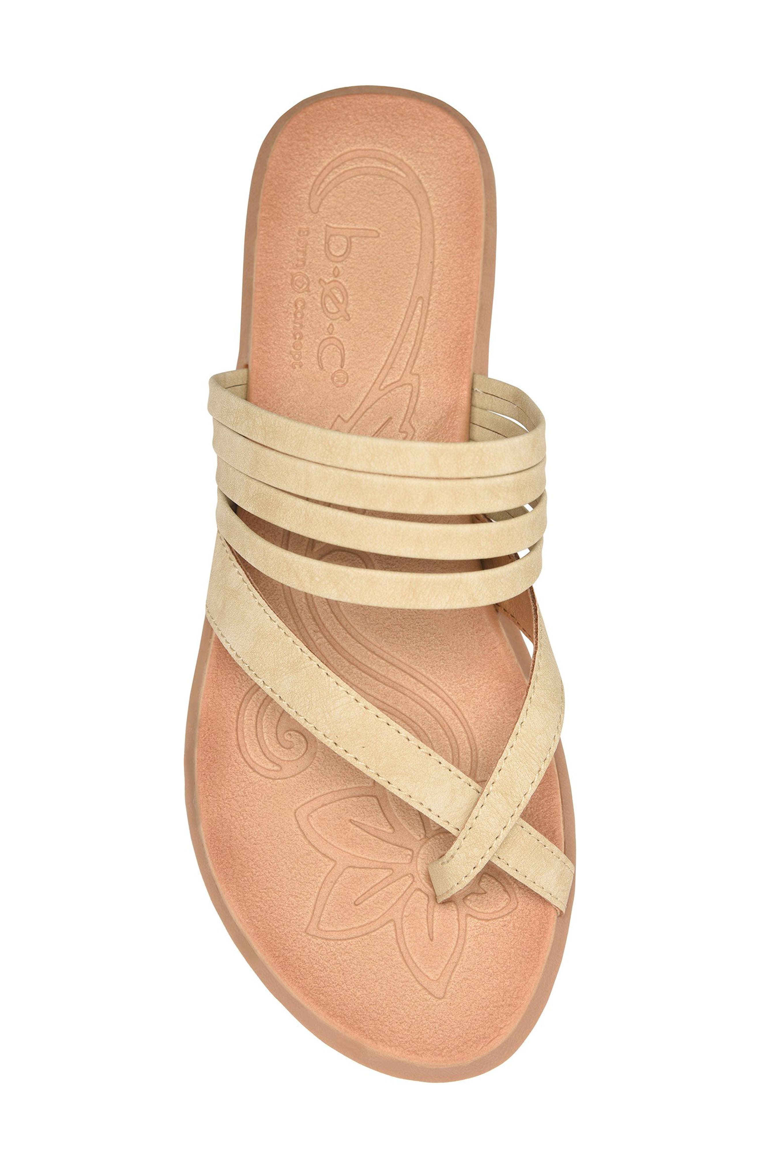 Alisha Slide Sandal, Alternate, color, NATURAL NUBUCK