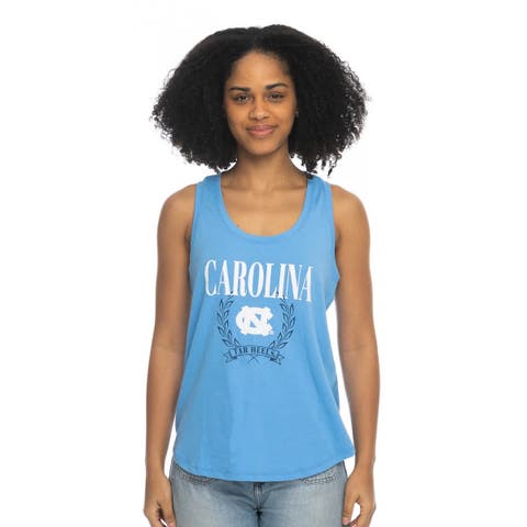 Women's ZooZatz Carolina Blue North Carolina Tar Heels Everyday Tri-Blend Tank Top