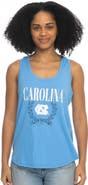 ZOOZATZ Women's ZooZatz Carolina Blue North Carolina Tar Heels Everyday Tri-Blend Tank Top