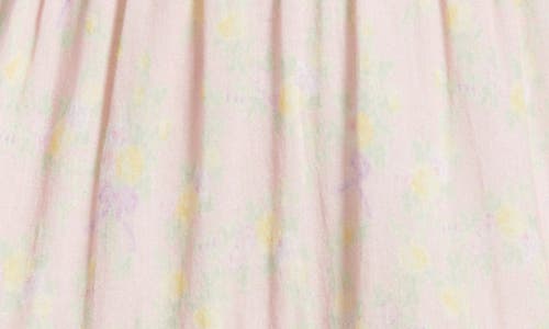 Loveshackfancy Quintelle Ruffle Halter Minidress In Taffy Twist