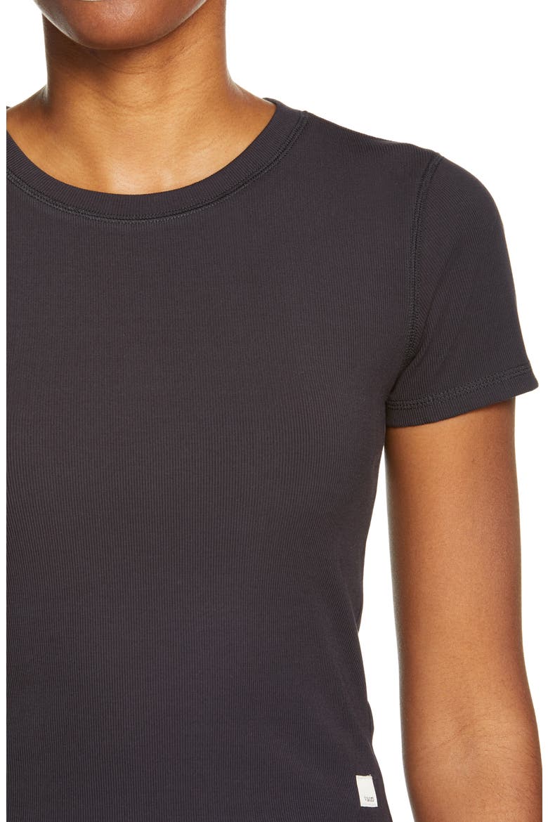 Pose Fitted Tee, Alternate, color, BLACK