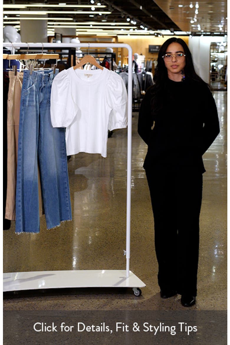 Puff Sleeve Cotton T-Shirt video