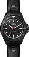 Shinola Ceramic Monster Rubber Strap Watch, 43mm