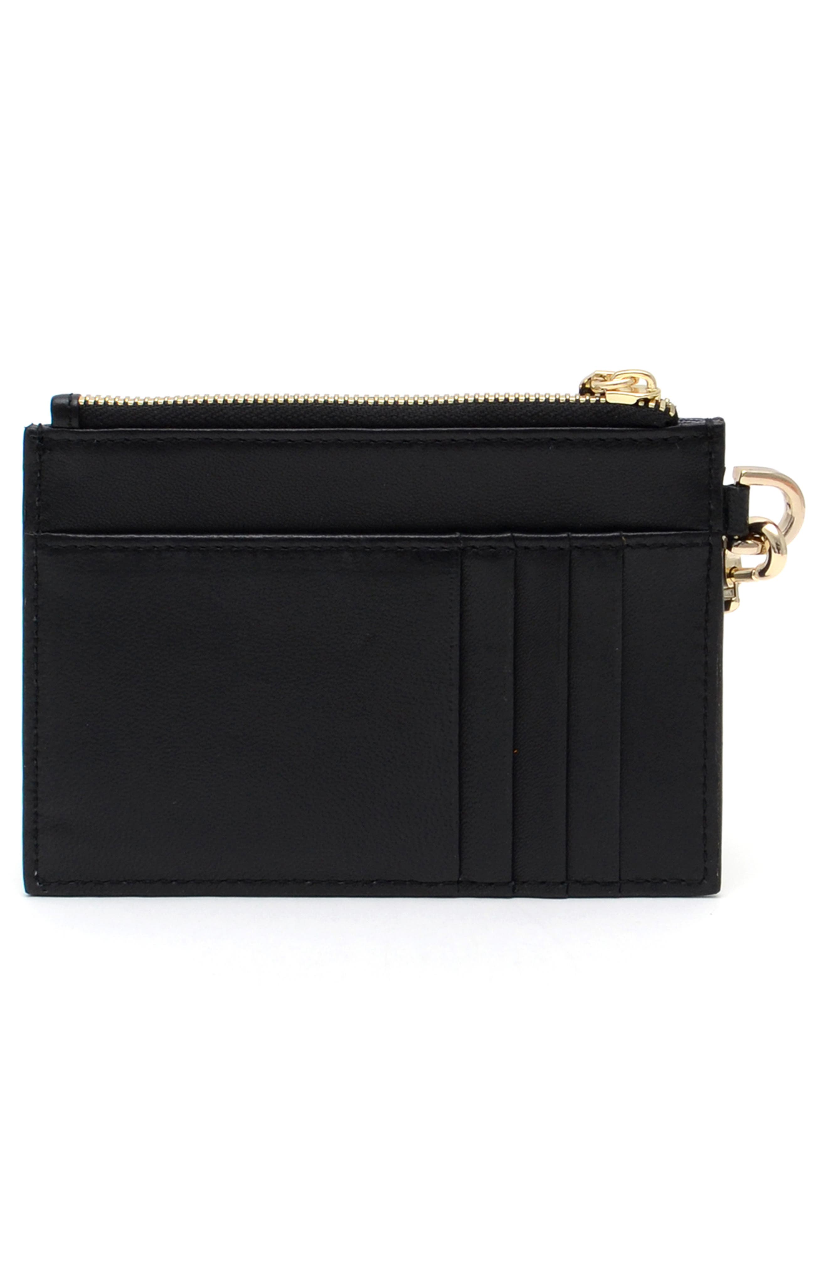 Thacker Kali Leather Wristlet, Alternate, color, Black