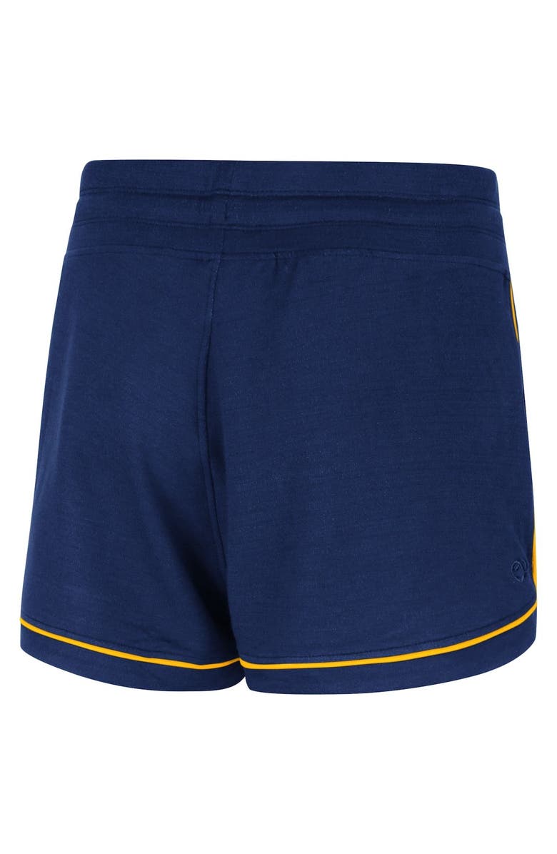COLOSSEUM Women's Colosseum Heathered Navy Cal Bears Lil Sebastian Tri-Blend Shorts, Alternate, color, Heather Navy