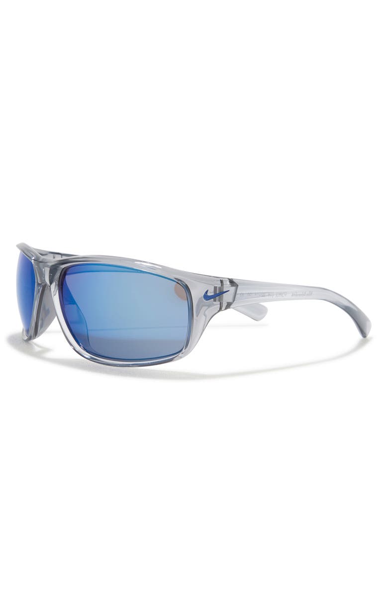 Nike Adrenaline 65mm Rectangular Sunglasses, Alternate, color, 