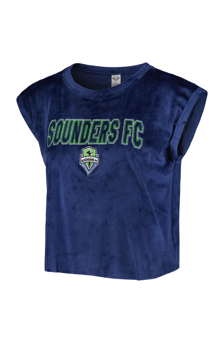 CONCEPTS SPORT Women's Concepts Sport Navy Seattle Sounders FC Intermission T-Shirt and Shorts Sleep Set, Alternate, color, Blue