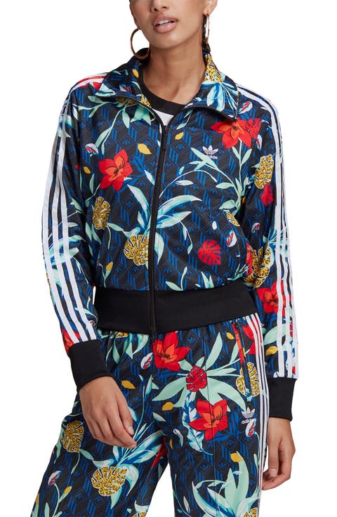 x HER Studio London Tropical Floral Track Jacket