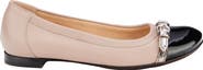 AGL Monika Cap Toe Ballet Flat