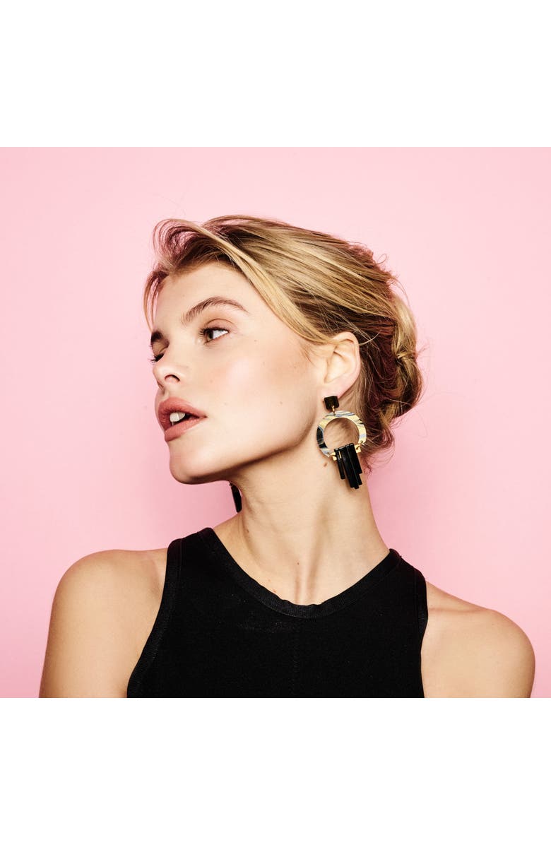 Toolally Art Deco Chandeliers - Black Swirl, Alternate, color, Black Swirl