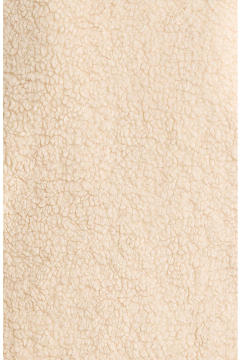 High Pile Fleece Jacket, Alternate, color, BEIGE