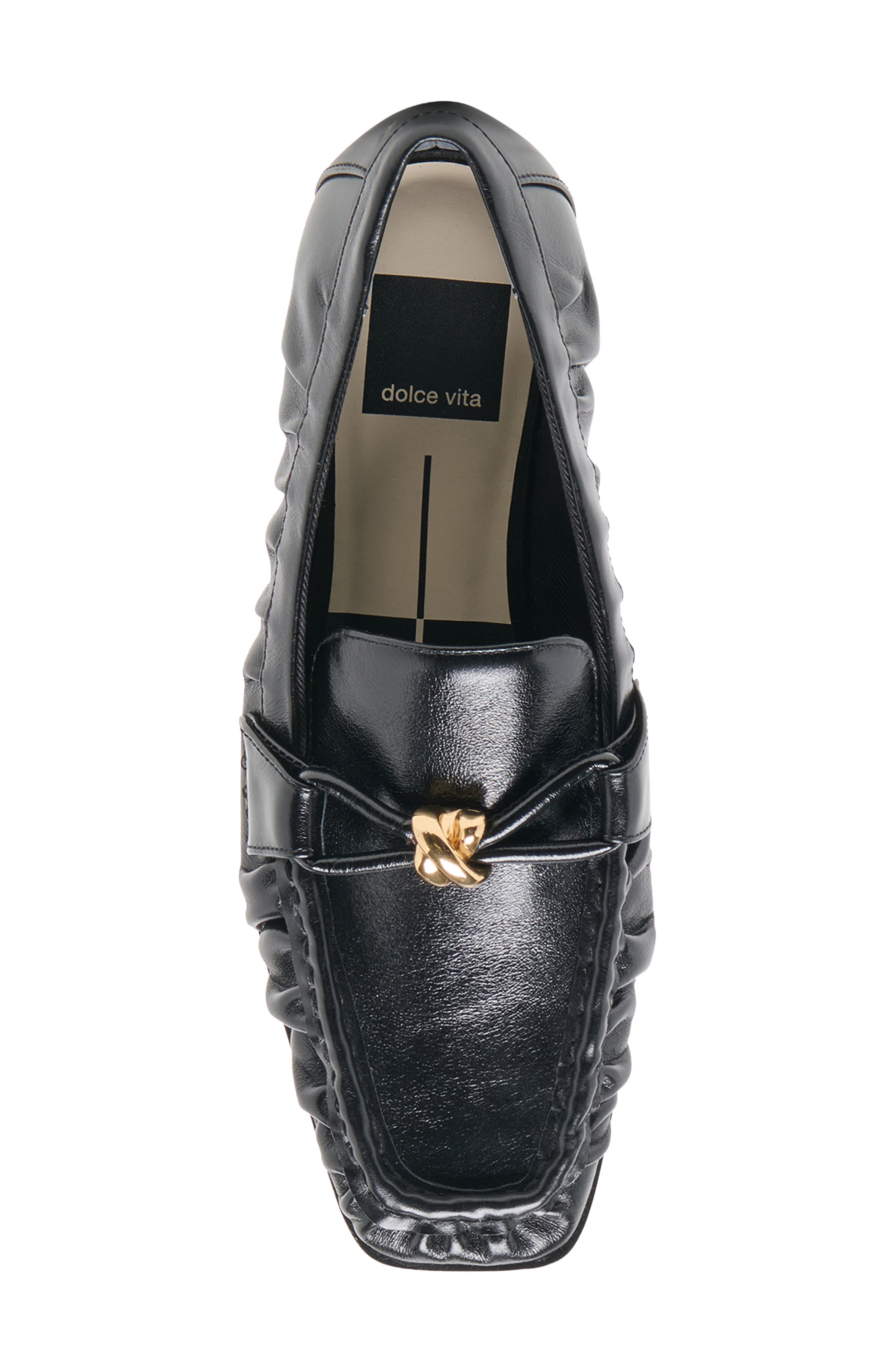 Bonie Leather Loafer, Alternate, color, BLACK LEATHER