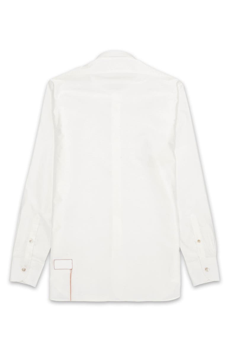 Fortela Oxford Cotton Shirt, Alternate, color, White