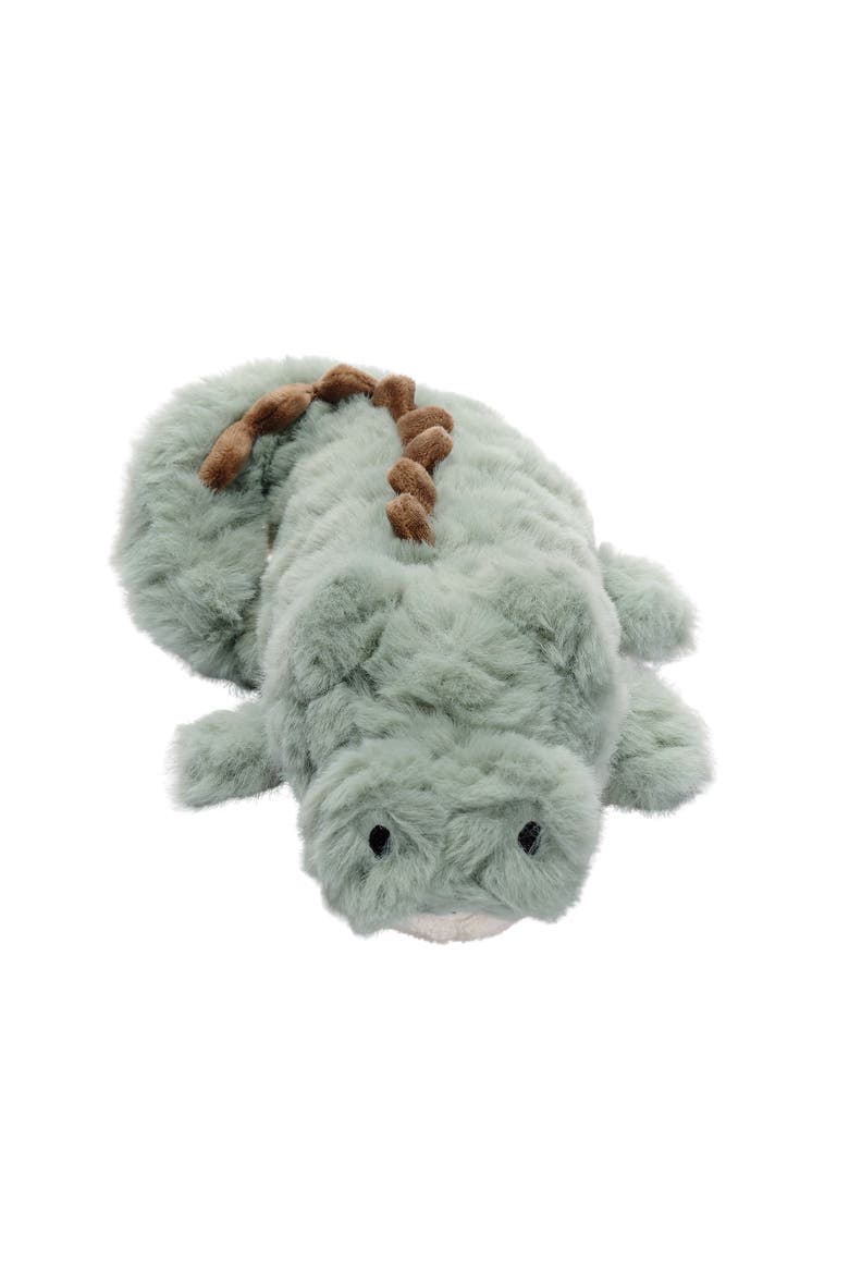 Jungle Story Plush Alligator Stuffed Animal Toy - Snappy, Alternate, color, Green