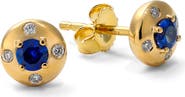 Mark Henry Aurum Petite Round Stud Earrings