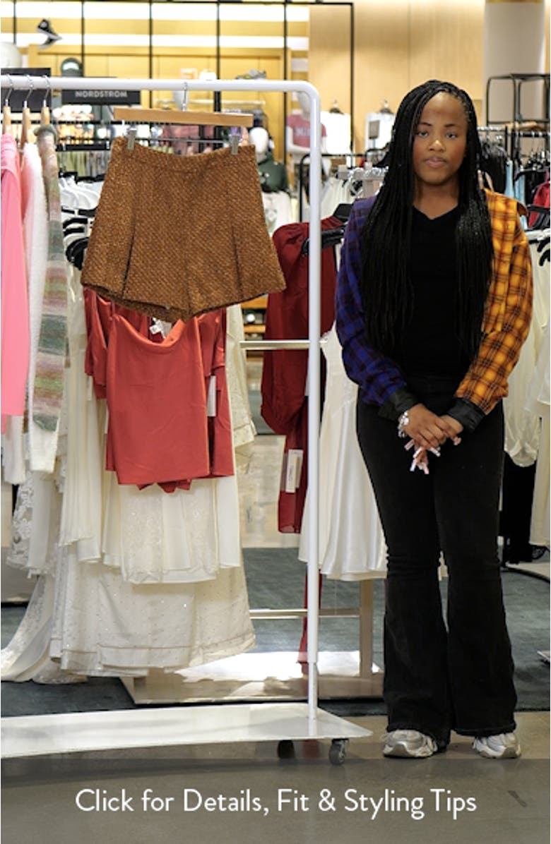 Pleated Tweed Shorts, sales video thumbnail