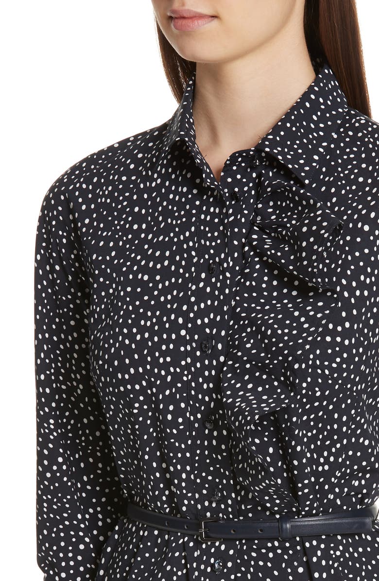 Max Mara Vicky Belted Shirtdress, Alternate, color, 