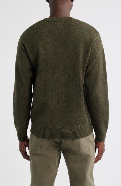 Pendleton Wool Crewneck Sweater In Green