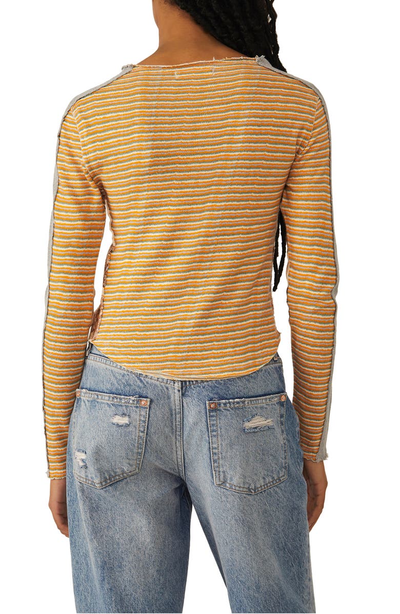 Free People Mash Up Long Sleeve T-Shirt, Alternate, color, 