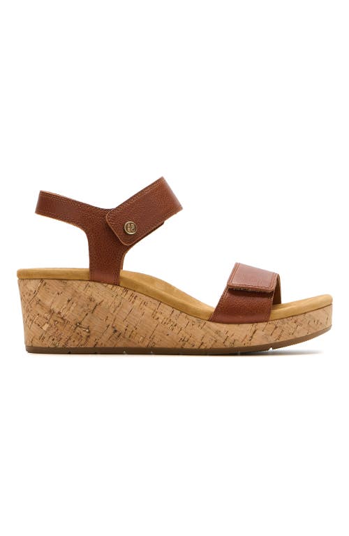 Abeo Riviera Strap Sandal In Caramel - Regular