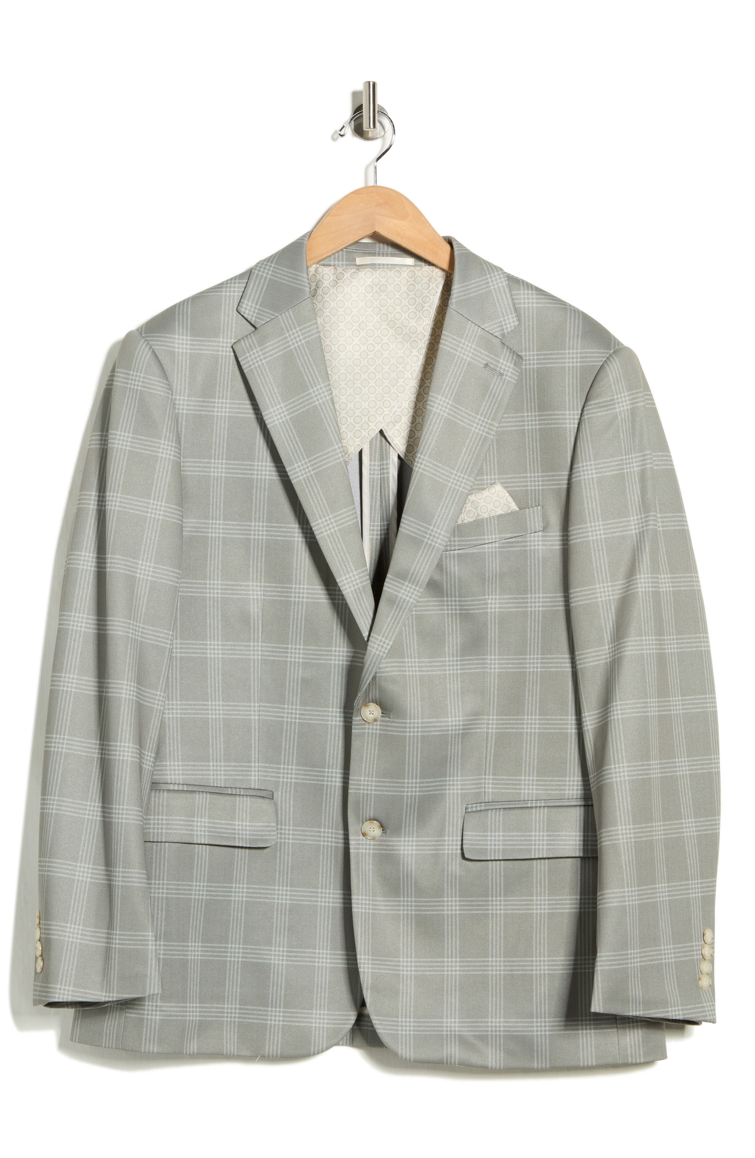 Duchamp Plaid Sport Coat