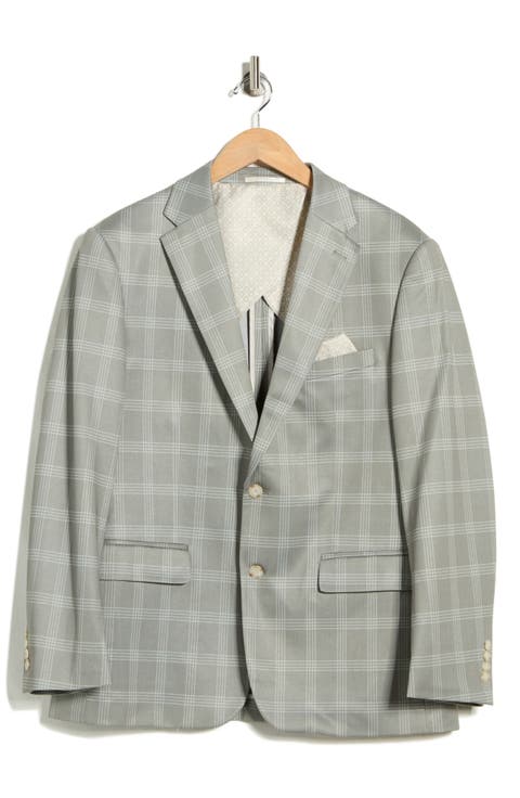 Plaid Sport Coat (Regular, Short & Long)