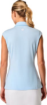 Coolibar Women's Dew Performance Sleeveless Polo, UPF 50+ Sun Protection
