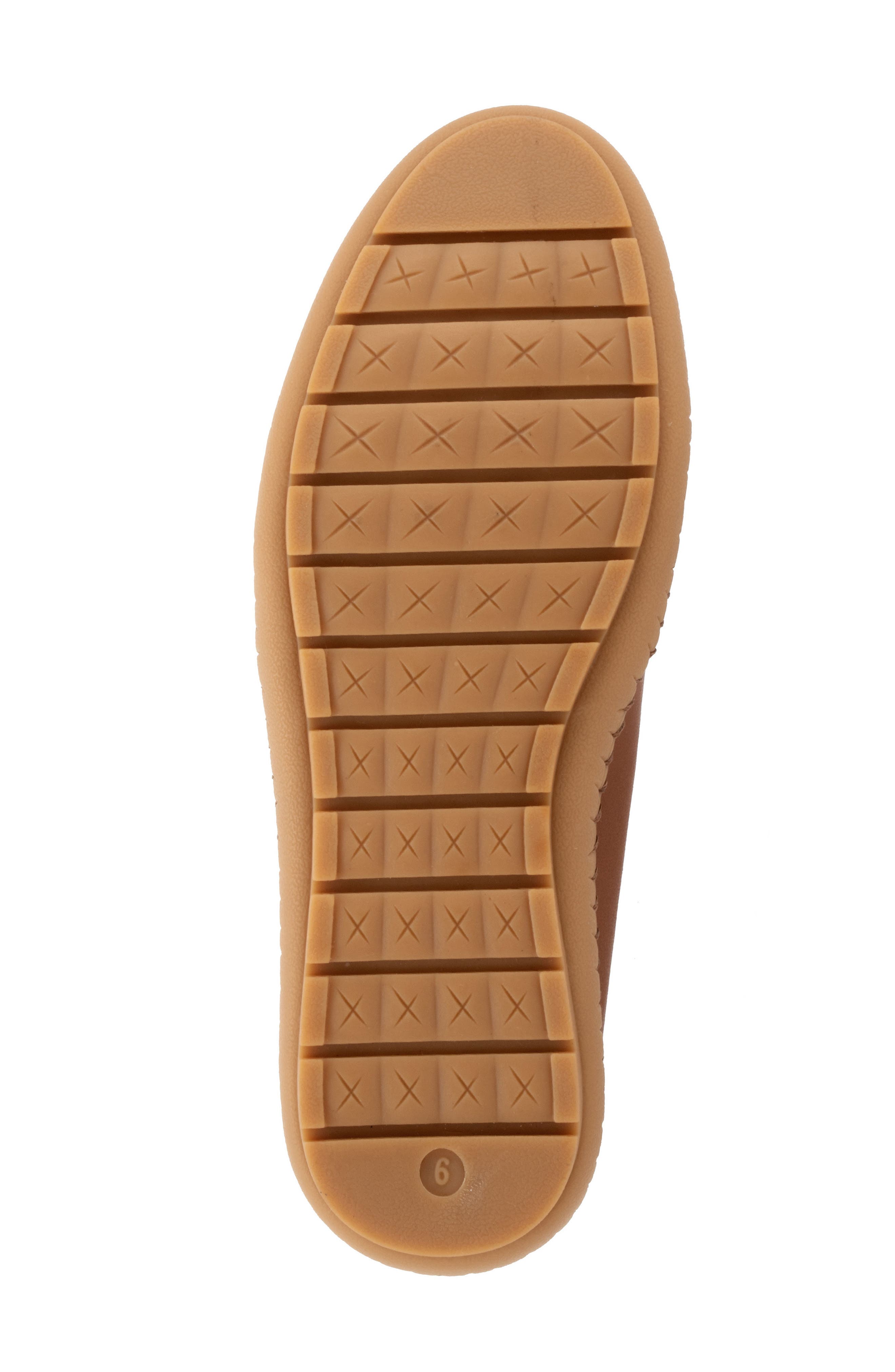 Ruby Perforated Loafer, Alternate, color, LUGGAGE