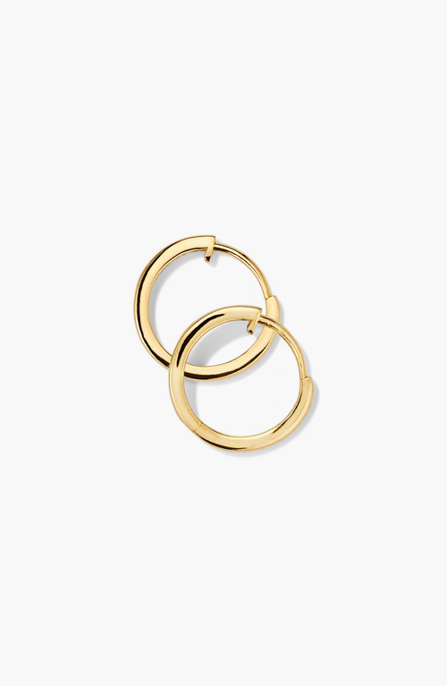 Mejuri Easy Huggie Hoop Earrings In Gold