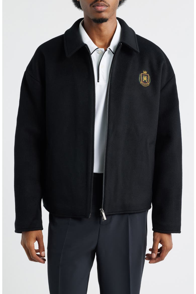 Members Wool Jacket, Main, color, BLACK