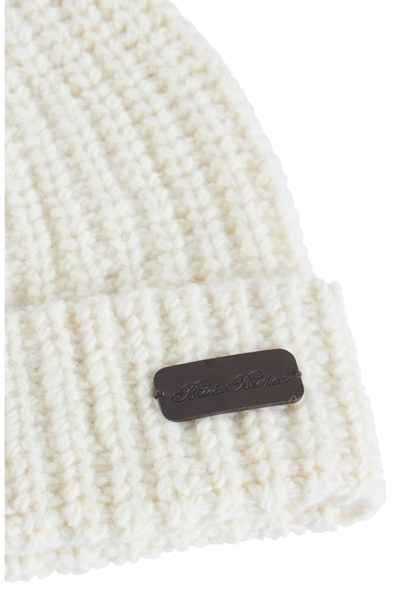 Donegal Wool Shaker Rib Beanie, Alternate, color, Oatmeal